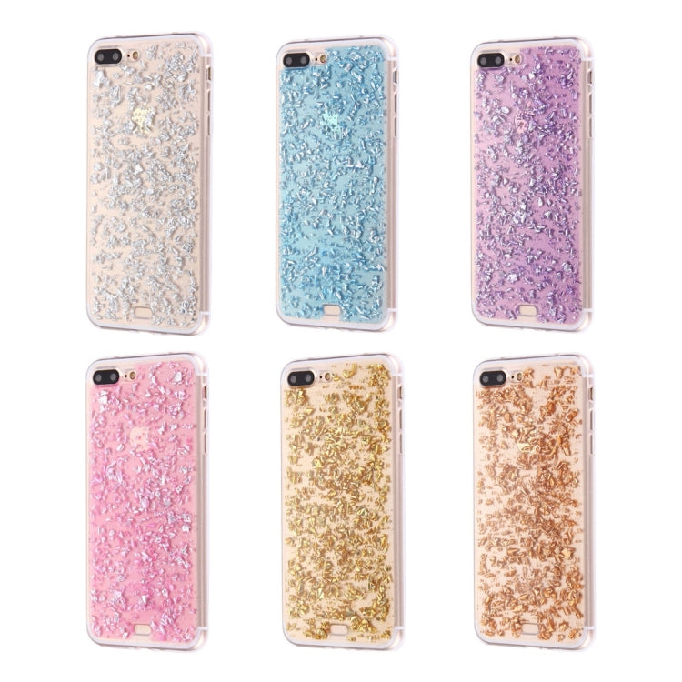 For iPhone 8 Plus & 7 Plus   Scattered Platinum Pattern TPU Protective Case