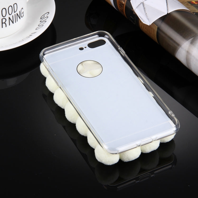 For iPhone 8 Plus & 7 Plus   3D Furry Balls Pattern TPU Protective Case