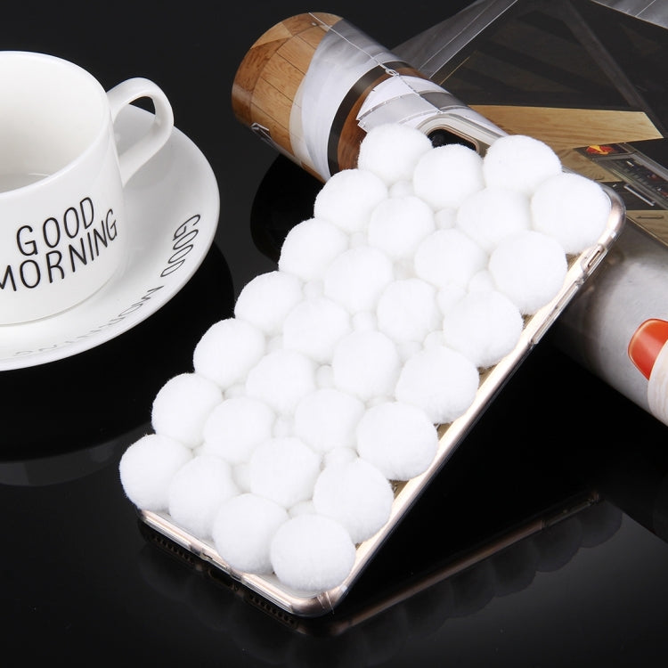 For iPhone 8 Plus & 7 Plus   3D Furry Balls Pattern TPU Protective Case