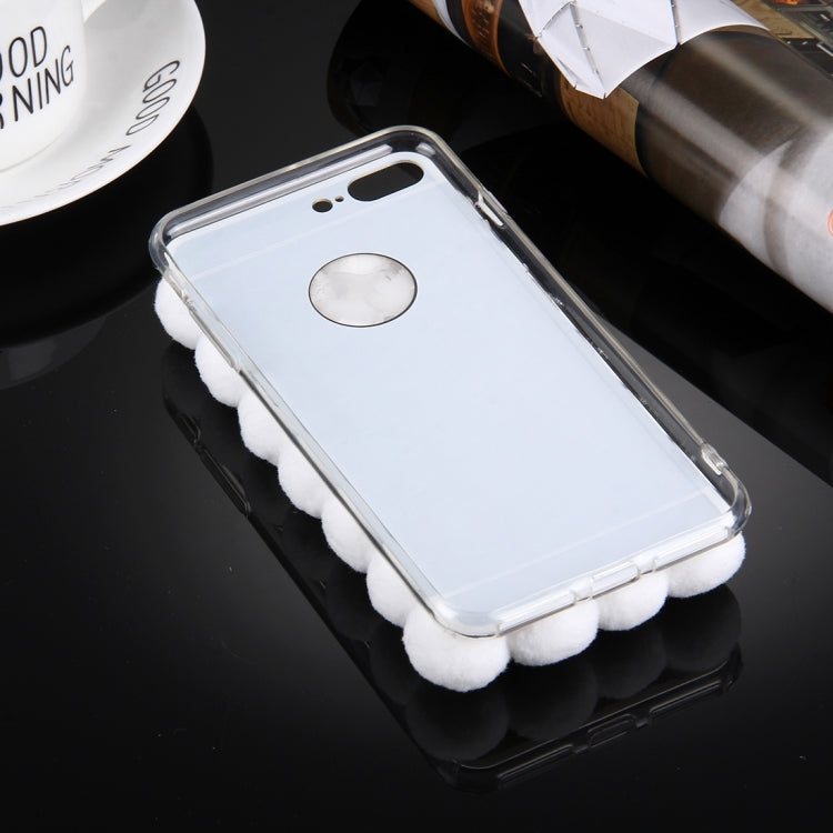 For iPhone 8 Plus & 7 Plus   3D Furry Balls Pattern TPU Protective Case