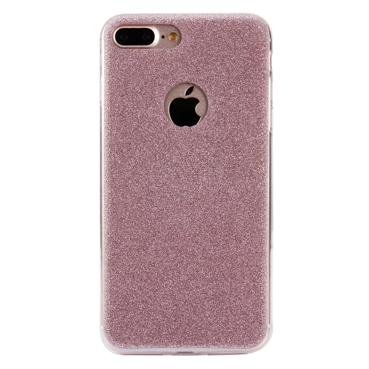 For iPhone 8 Plus & 7 Plus   Glitter Powder Soft TPU Protective Cover Case