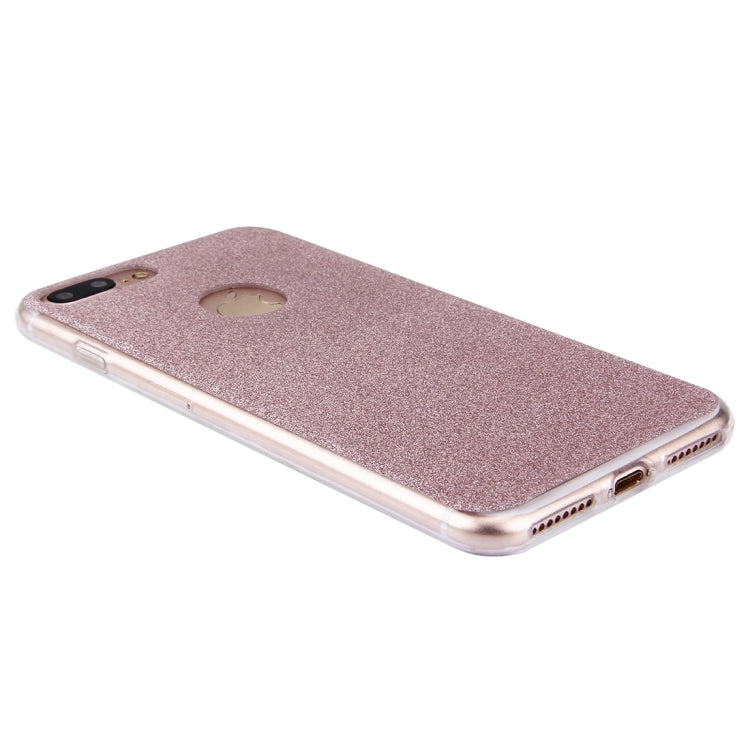 For iPhone 8 Plus & 7 Plus   Glitter Powder Soft TPU Protective Cover Case