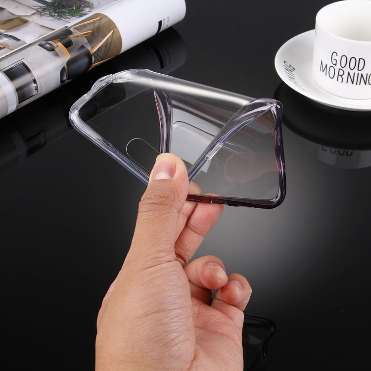 For iPhone 8 Plus & 7 Plus   Stylish Clear Crystal Gradient Color Acrylic + TPU Protective Case Back Cover