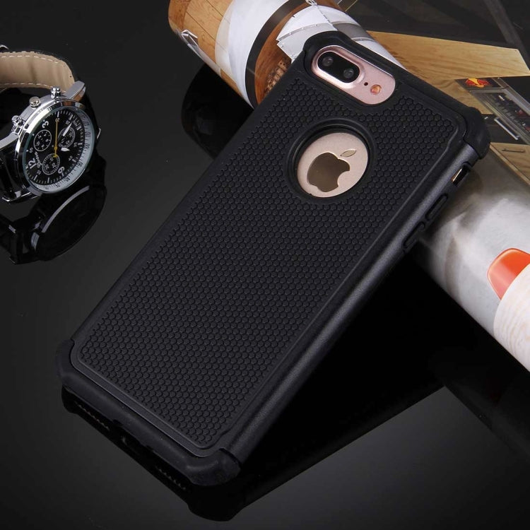 For iPhone 8 Plus & 7 Plus   Ball Texture Separable TPU + PC Shock-resistant Combination Case