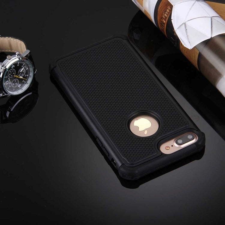 For iPhone 8 Plus & 7 Plus   Ball Texture Separable TPU + PC Shock-resistant Combination Case