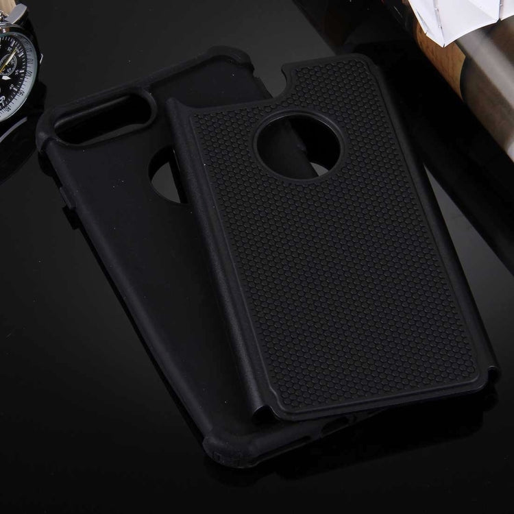 For iPhone 8 Plus & 7 Plus   Ball Texture Separable TPU + PC Shock-resistant Combination Case