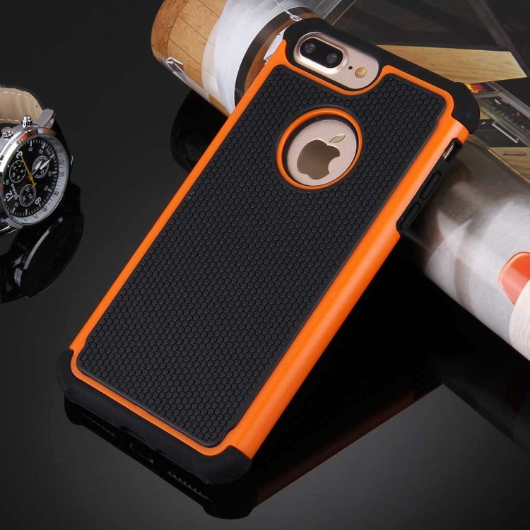 For iPhone 8 Plus & 7 Plus   Ball Texture Separable TPU + PC Shock-resistant Combination Case