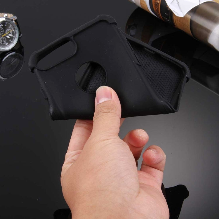For iPhone 8 Plus & 7 Plus   Ball Texture Separable TPU + PC Shock-resistant Combination Case