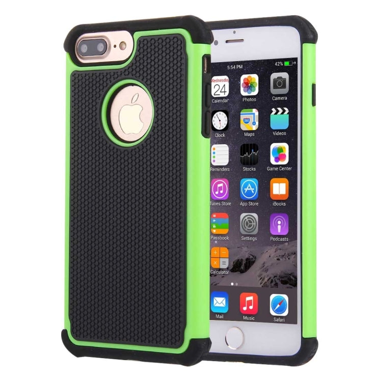 For iPhone 8 Plus & 7 Plus   Ball Texture Separable TPU + PC Shock-resistant Combination Case