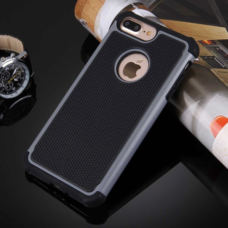 For iPhone 8 Plus & 7 Plus   Ball Texture Separable TPU + PC Shock-resistant Combination Case