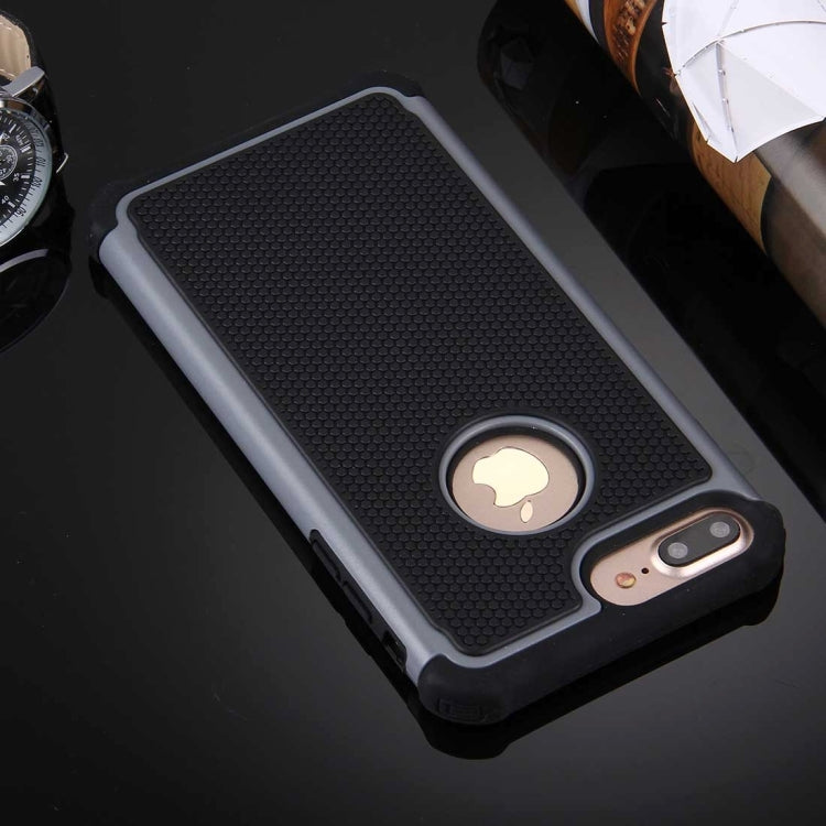For iPhone 8 Plus & 7 Plus   Ball Texture Separable TPU + PC Shock-resistant Combination Case