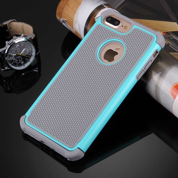 For iPhone 8 Plus & 7 Plus   Ball Texture Separable TPU + PC Shock-resistant Combination Case