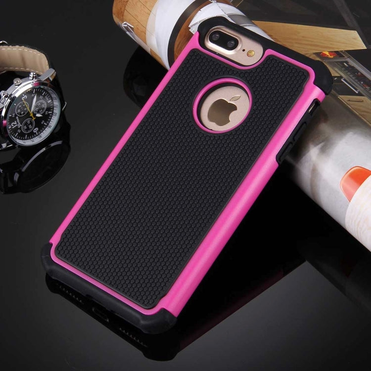For iPhone 8 Plus & 7 Plus   Ball Texture Separable TPU + PC Shock-resistant Combination Case
