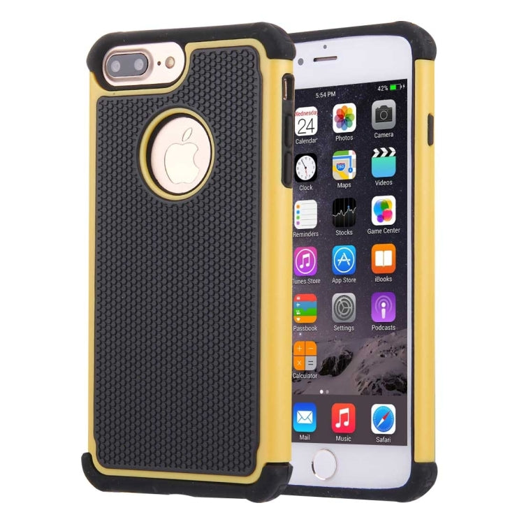For iPhone 8 Plus & 7 Plus   Ball Texture Separable TPU + PC Shock-resistant Combination Case