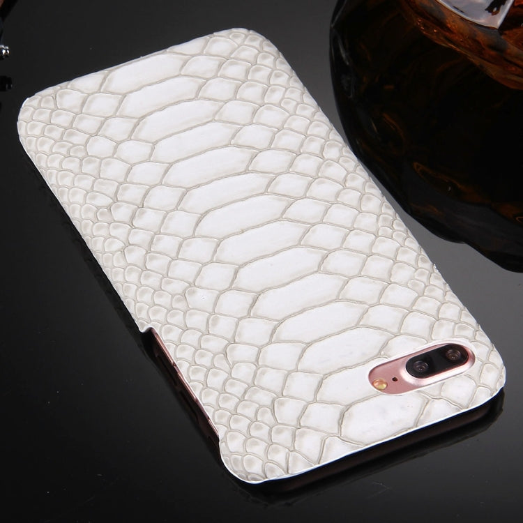 For iPhone 8 Plus & 7 Plus   Snakeskin Texture Paste Skin PC Protective Case