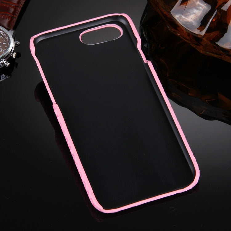 For iPhone 8 Plus & 7 Plus   Snakeskin Texture Paste Skin PC Protective Case with Lion Head Holder