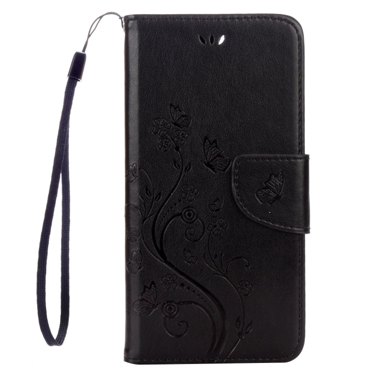 For iPhone 8 Plus & 7 Plus   Flowers Embossing Horizontal Flip Leather Case with Holder & Card Slots & Wallet & Lanyard