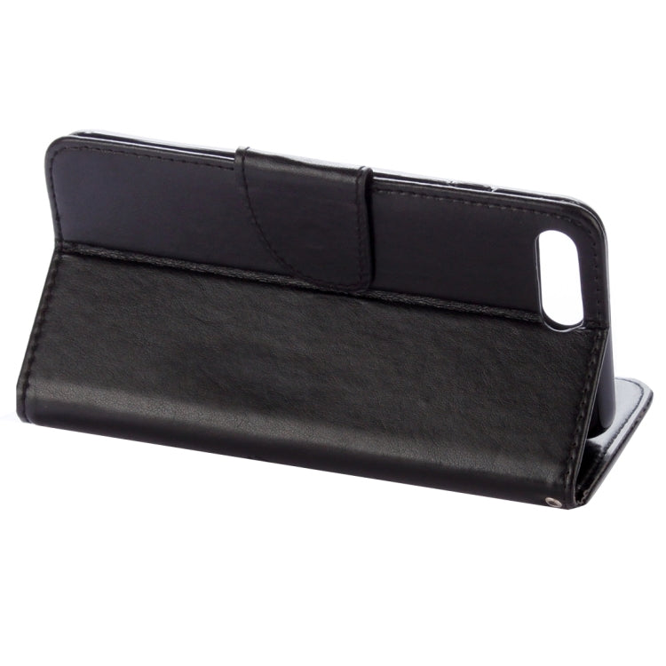 For iPhone 8 Plus & 7 Plus   Flowers Embossing Horizontal Flip Leather Case with Holder & Card Slots & Wallet & Lanyard