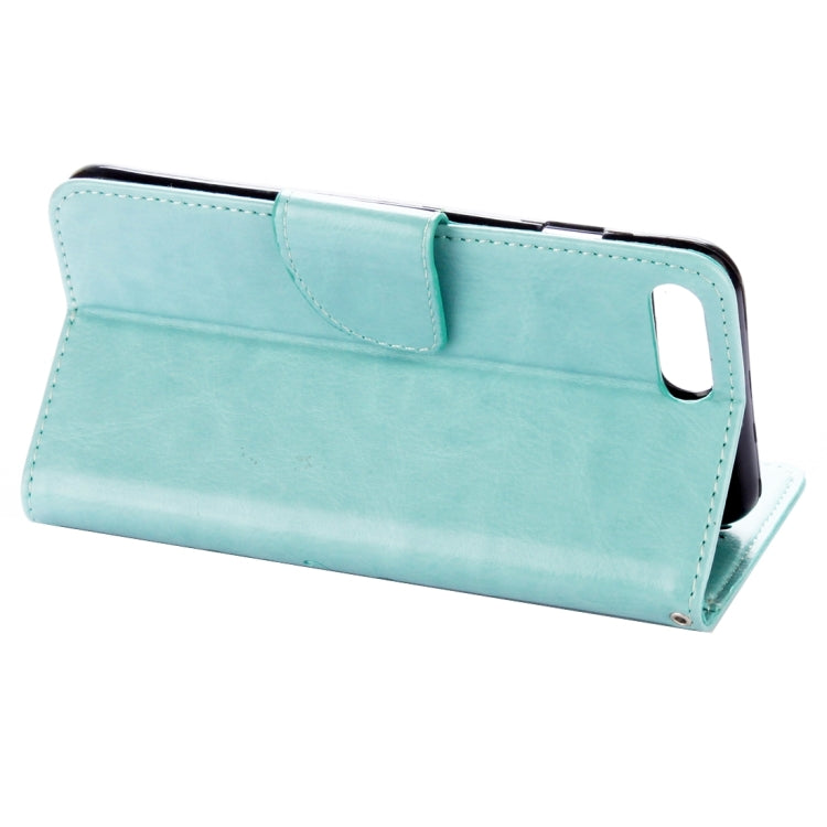 For iPhone 8 Plus & 7 Plus   Flowers Embossing Horizontal Flip Leather Case with Holder & Card Slots & Wallet & Lanyard