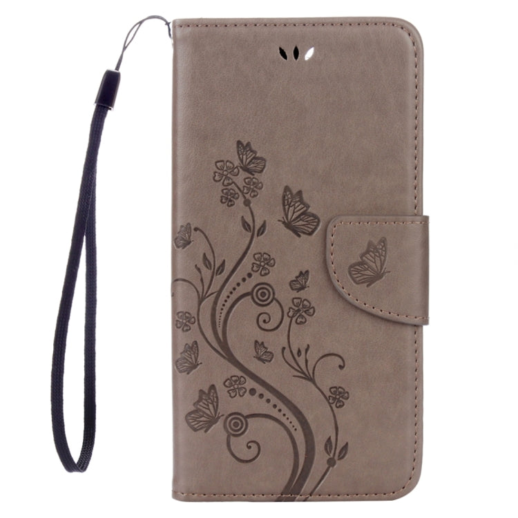 For iPhone 8 Plus & 7 Plus   Flowers Embossing Horizontal Flip Leather Case with Holder & Card Slots & Wallet & Lanyard