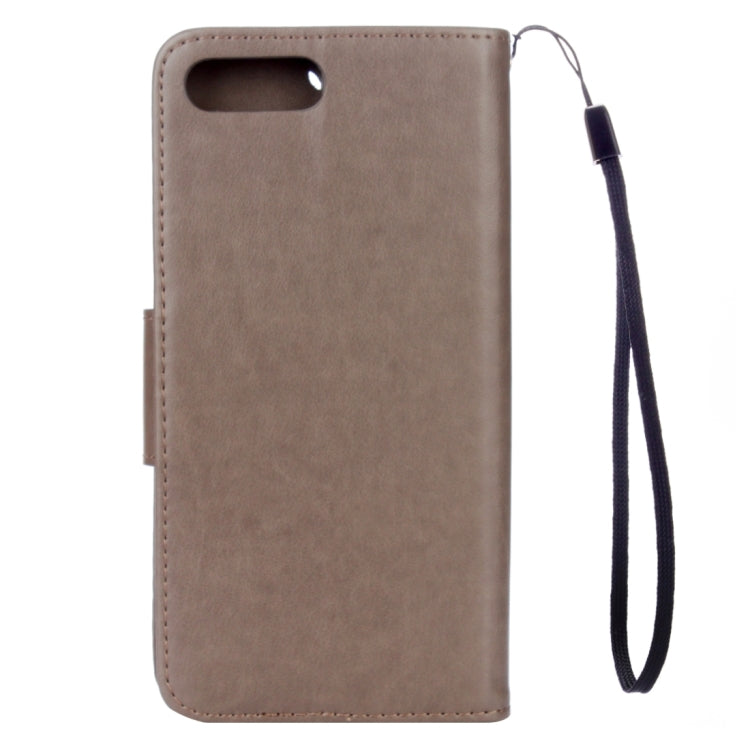 For iPhone 8 Plus & 7 Plus   Flowers Embossing Horizontal Flip Leather Case with Holder & Card Slots & Wallet & Lanyard