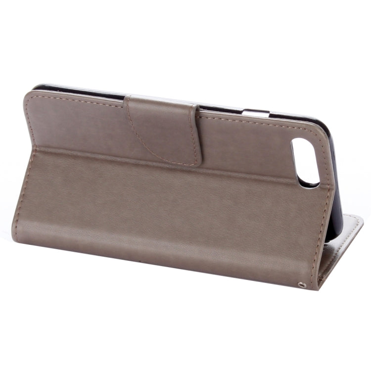 For iPhone 8 Plus & 7 Plus   Flowers Embossing Horizontal Flip Leather Case with Holder & Card Slots & Wallet & Lanyard