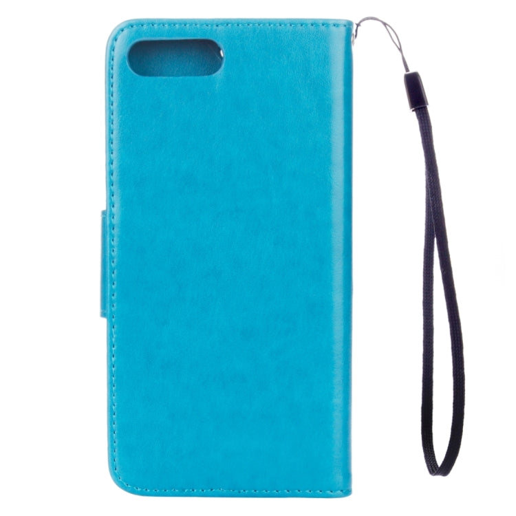 For iPhone 8 Plus & 7 Plus   Flowers Embossing Horizontal Flip Leather Case with Holder & Card Slots & Wallet & Lanyard