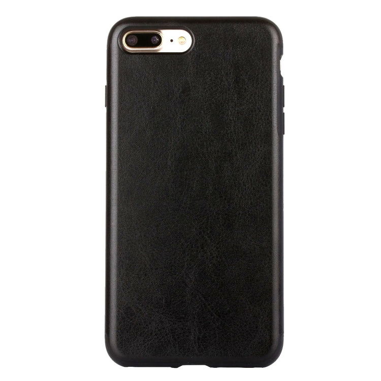 For iPhone 8 Plus & 7 Plus   Crazy Horse Texture PU + TPU Protective Back Case