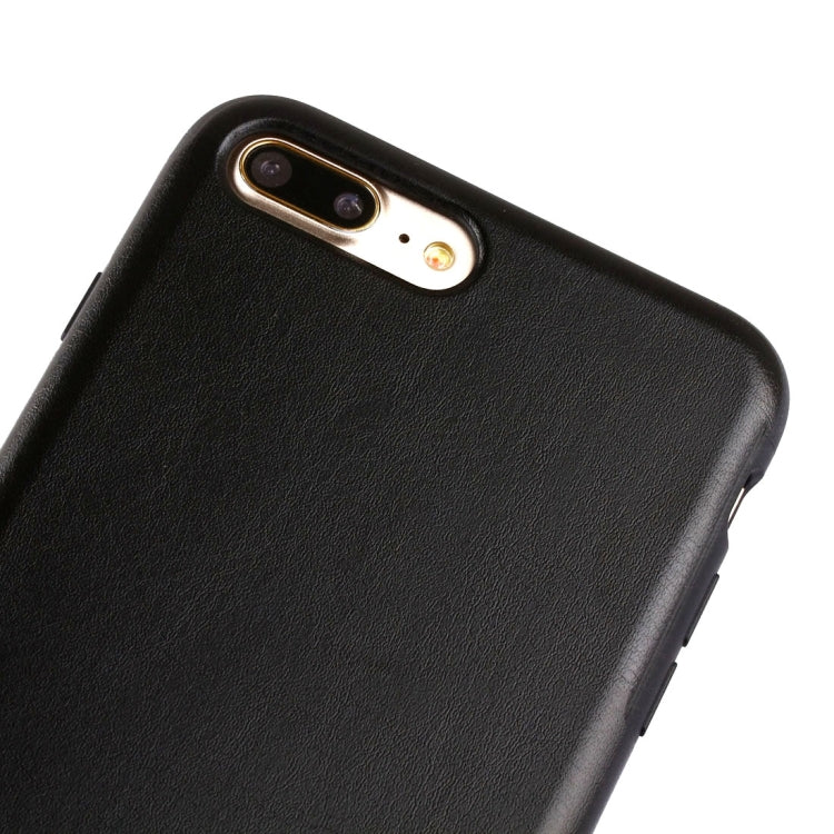 For iPhone 8 Plus & 7 Plus   Crazy Horse Texture PU + TPU Protective Back Case
