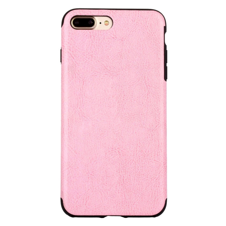For iPhone 8 Plus & 7 Plus   Crazy Horse Texture PU + TPU Protective Back Case