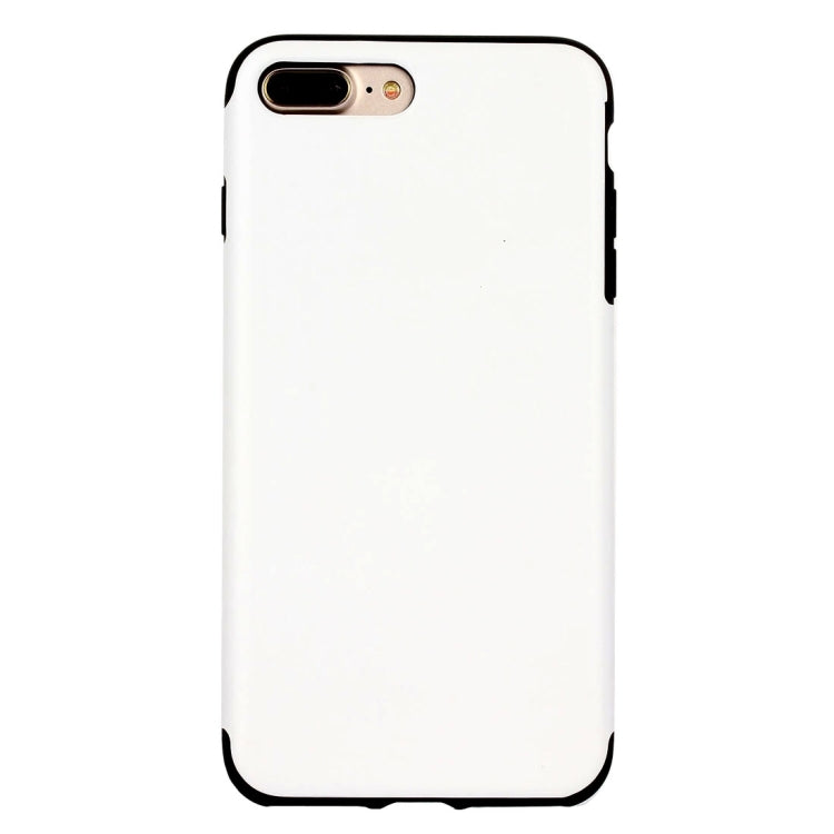 For iPhone 8 Plus & 7 Plus   Crazy Horse Texture PU + TPU Protective Back Case