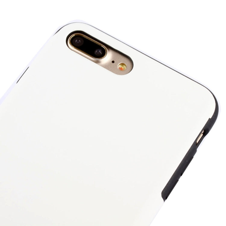 For iPhone 8 Plus & 7 Plus   Crazy Horse Texture PU + TPU Protective Back Case