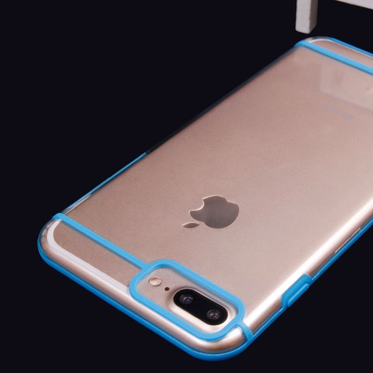 2 in 1 iPhone 8 Plus & 7 Plus   Transparent TPU  Protective Cover Case
