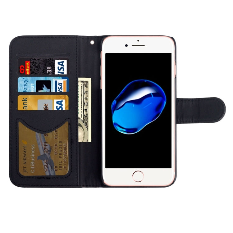 AA00356 For iPhone 8 Plus & 7 Plus   Diamond Lattice Texture Horizontal Flip Leather Protective Case with Holder & Card Slots & Wallet & Photo Frame