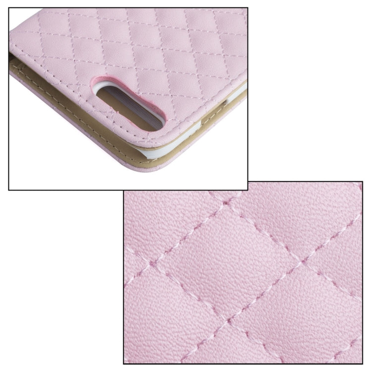 AA00356 For iPhone 8 Plus & 7 Plus   Diamond Lattice Texture Horizontal Flip Leather Protective Case with Holder & Card Slots & Wallet & Photo Frame