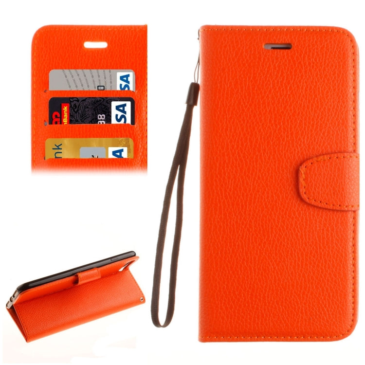 For iPhone 8 Plus & 7 Plus   Litchi Texture Horizontal Flip PU Leather Case with Holder & Card Slots & Wallet