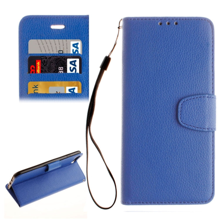 For iPhone 8 Plus & 7 Plus   Litchi Texture Horizontal Flip PU Leather Case with Holder & Card Slots & Wallet