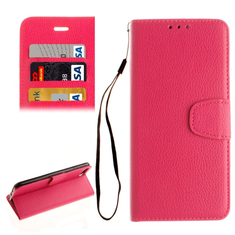 For iPhone 8 Plus & 7 Plus   Litchi Texture Horizontal Flip PU Leather Case with Holder & Card Slots & Wallet