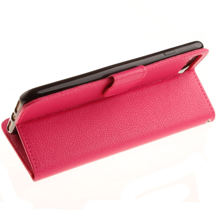 For iPhone 8 Plus & 7 Plus   Litchi Texture Horizontal Flip PU Leather Case with Holder & Card Slots & Wallet