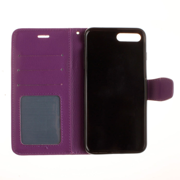 For iPhone 8 Plus & 7 Plus   Litchi Texture Horizontal Flip PU Leather Case with Holder & Card Slots & Wallet