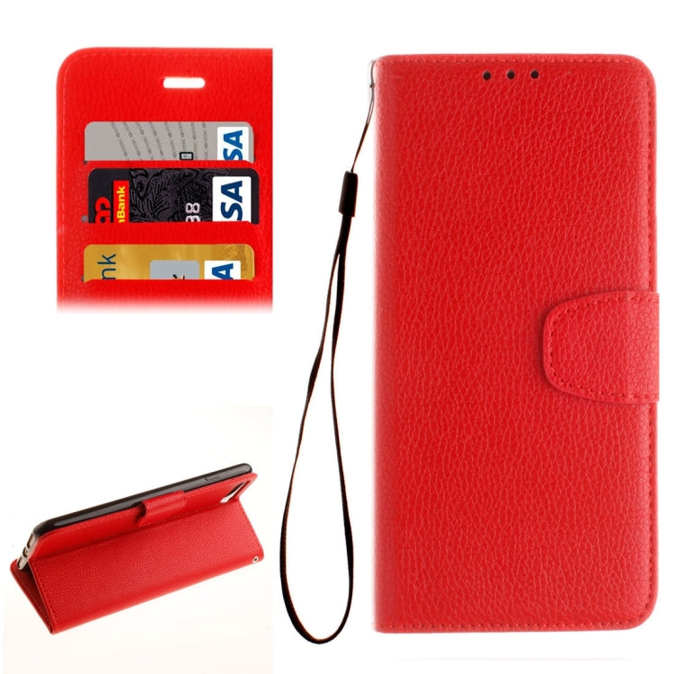 For iPhone 8 Plus & 7 Plus   Litchi Texture Horizontal Flip PU Leather Case with Holder & Card Slots & Wallet