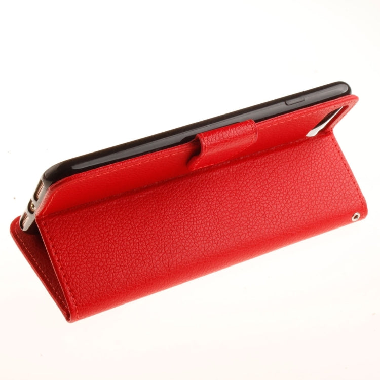 For iPhone 8 Plus & 7 Plus   Litchi Texture Horizontal Flip PU Leather Case with Holder & Card Slots & Wallet