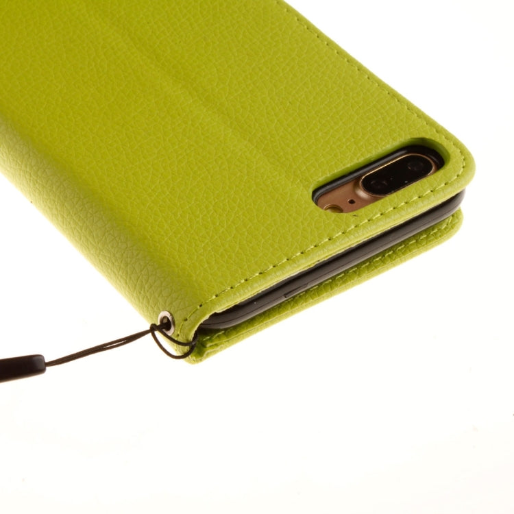 For iPhone 8 Plus & 7 Plus   Litchi Texture Horizontal Flip PU Leather Case with Holder & Card Slots & Wallet