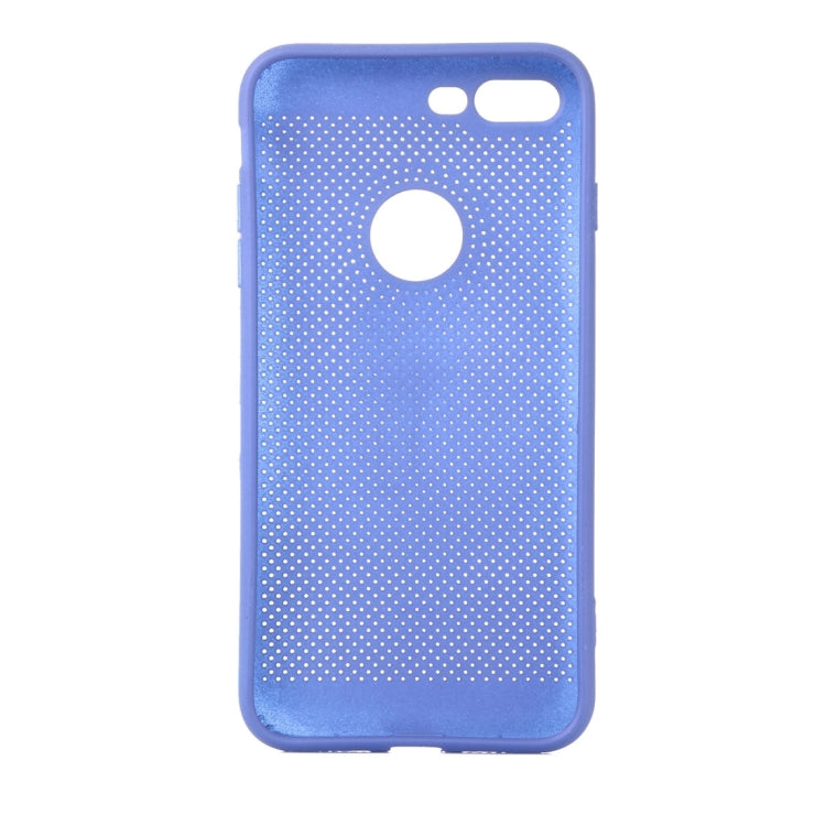For iPhone 8 Plus & 7 Plus   Heat Dissipation Mesh TPU Protective Back Cover Case