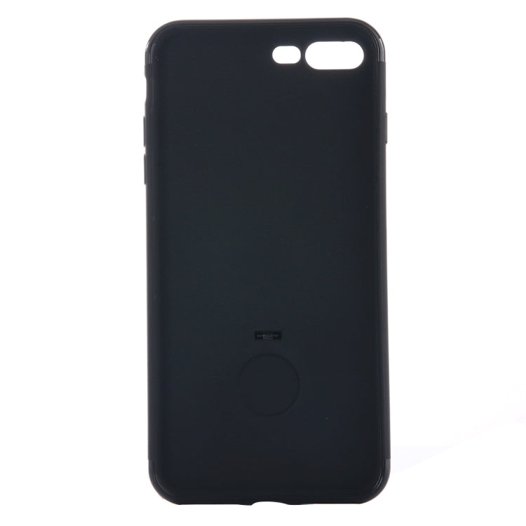 For iPhone 8 Plus & 7 Plus   Ultra Thin Soft TPU Protective Back Cover Case with Ring Holder Stand