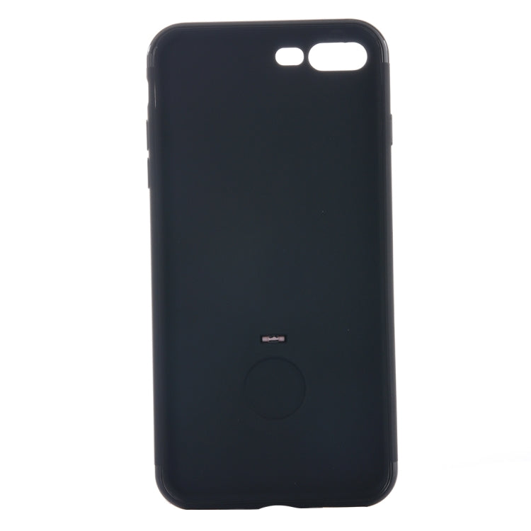 For iPhone 8 Plus & 7 Plus   Ultra Thin Soft TPU Protective Back Cover Case with Ring Holder Stand