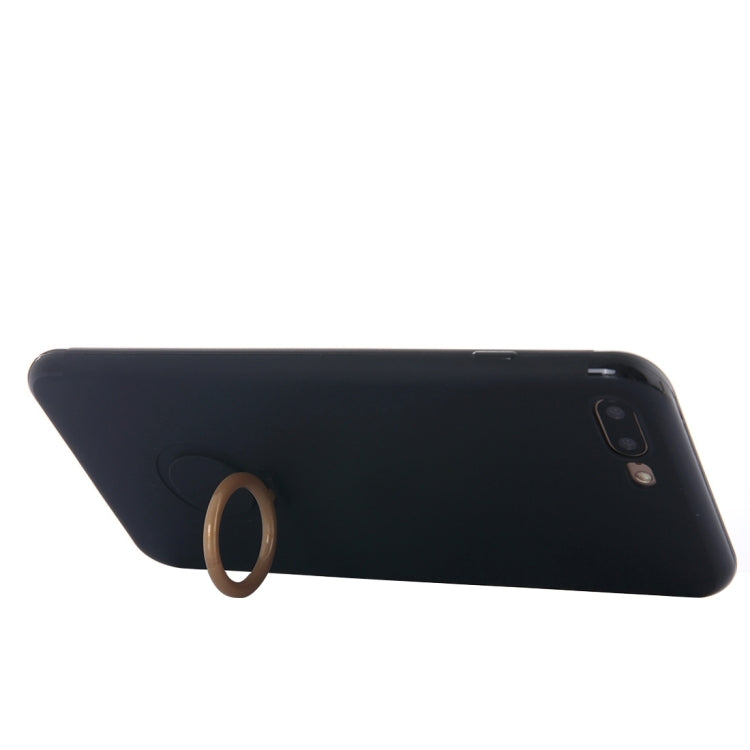 For iPhone 8 Plus & 7 Plus   Ultra Thin Soft TPU Protective Back Cover Case with Ring Holder Stand