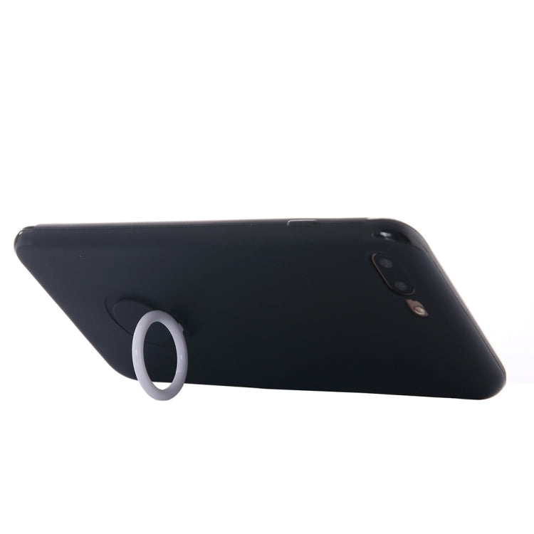For iPhone 8 Plus & 7 Plus   Ultra Thin Soft TPU Protective Back Cover Case with Ring Holder Stand