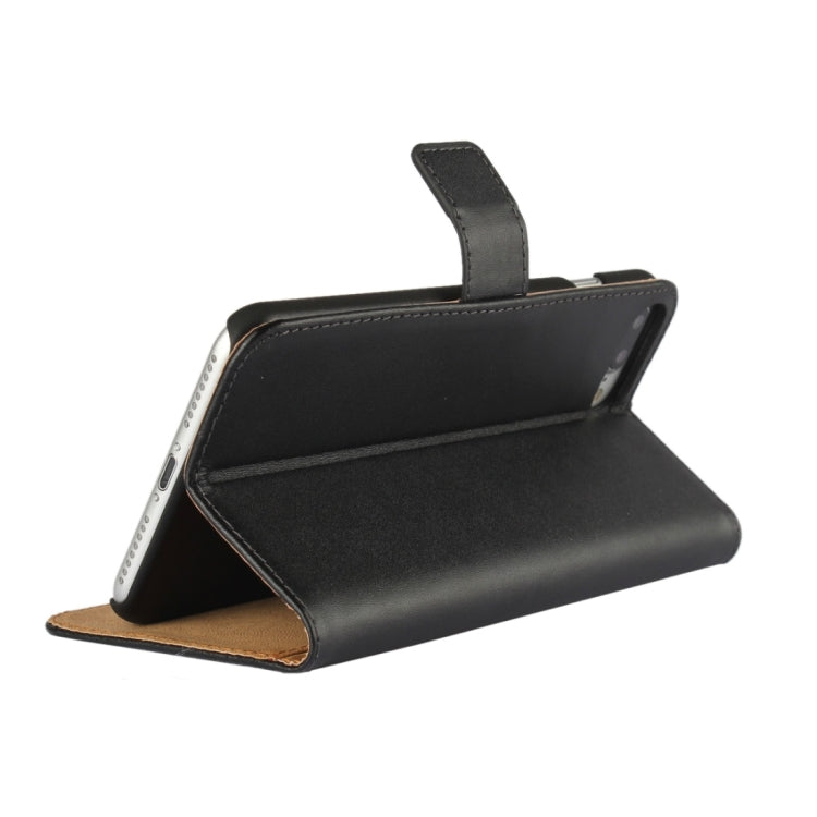 For iPhone 8 Plus & 7 Plus   Genuine Split Horizontal Flip Leather Case with Holder & Card Slots & Wallet