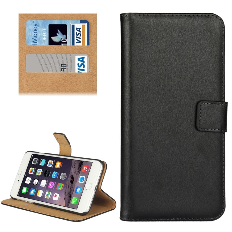 For iPhone 8 Plus & 7 Plus   Genuine Split Horizontal Flip Leather Case with Holder & Card Slots & Wallet